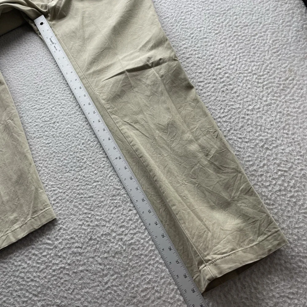 Peter Millar Chino Pants Mens 34x29.5 Pima Cotton Blend Stretch Golf Beige Khaki